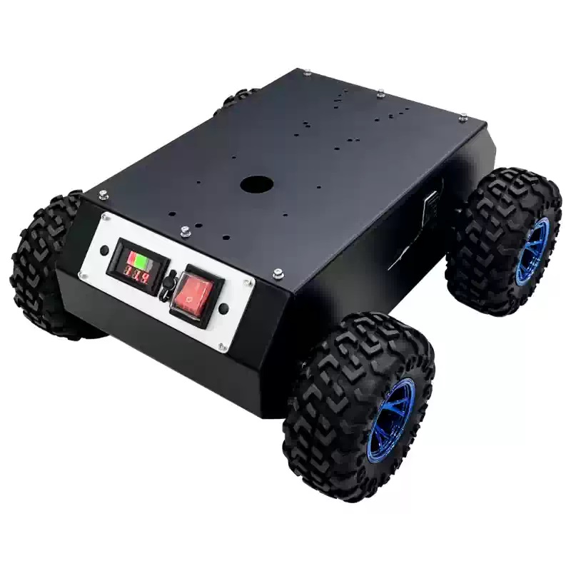 4WD zatvorena šasija robota s čeličnim kotačima