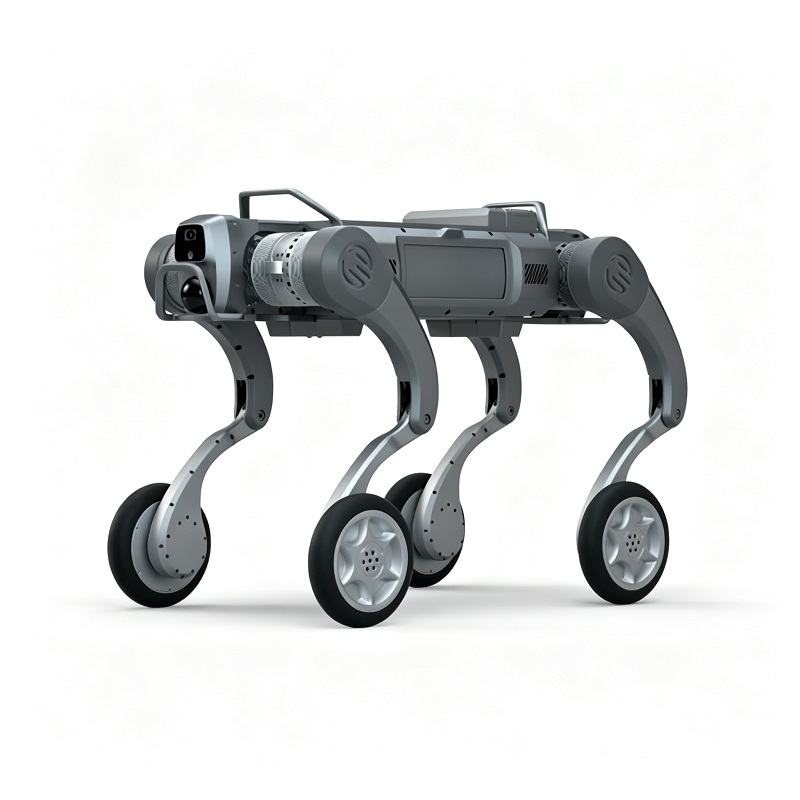 Hibridna šasija robota s kotačima i nogama četveronožni robot pas