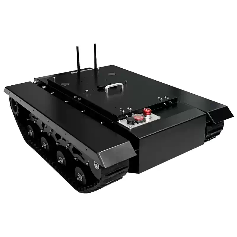 Šasija robota s industrijskim gumenim gusjenicama za sve terene