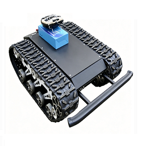 Gusjenični podvoz | Šasija s gumenim i robotskim gusjenicama